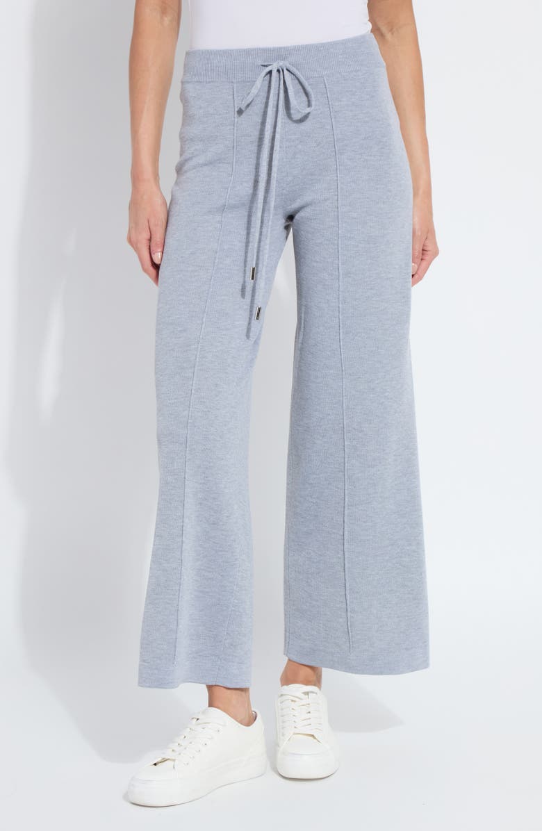 Lysse Violetta Wide Leg Pants, Main, color, Grey Melange