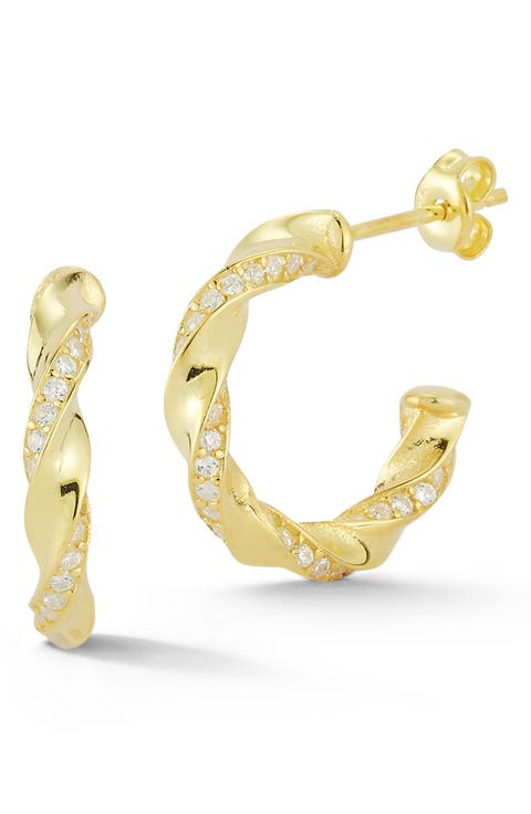 Twist Hoop Earrings