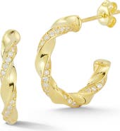 GLAZE JEWELRY Twist Hoop Earrings