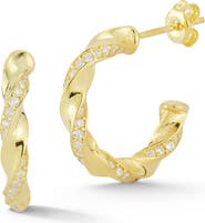GLAZE JEWELRY Twist Hoop Earrings