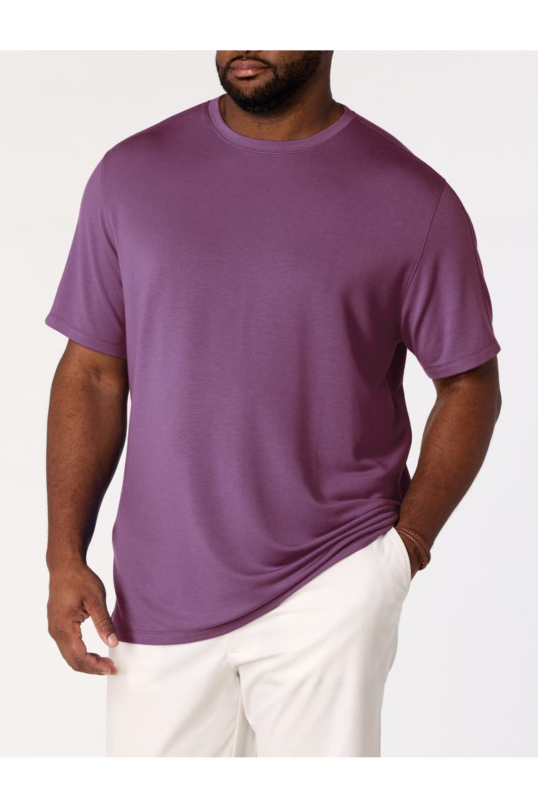 Big & Tall Luxury T-Shirt, Main, color, BOYSENBERRY PD