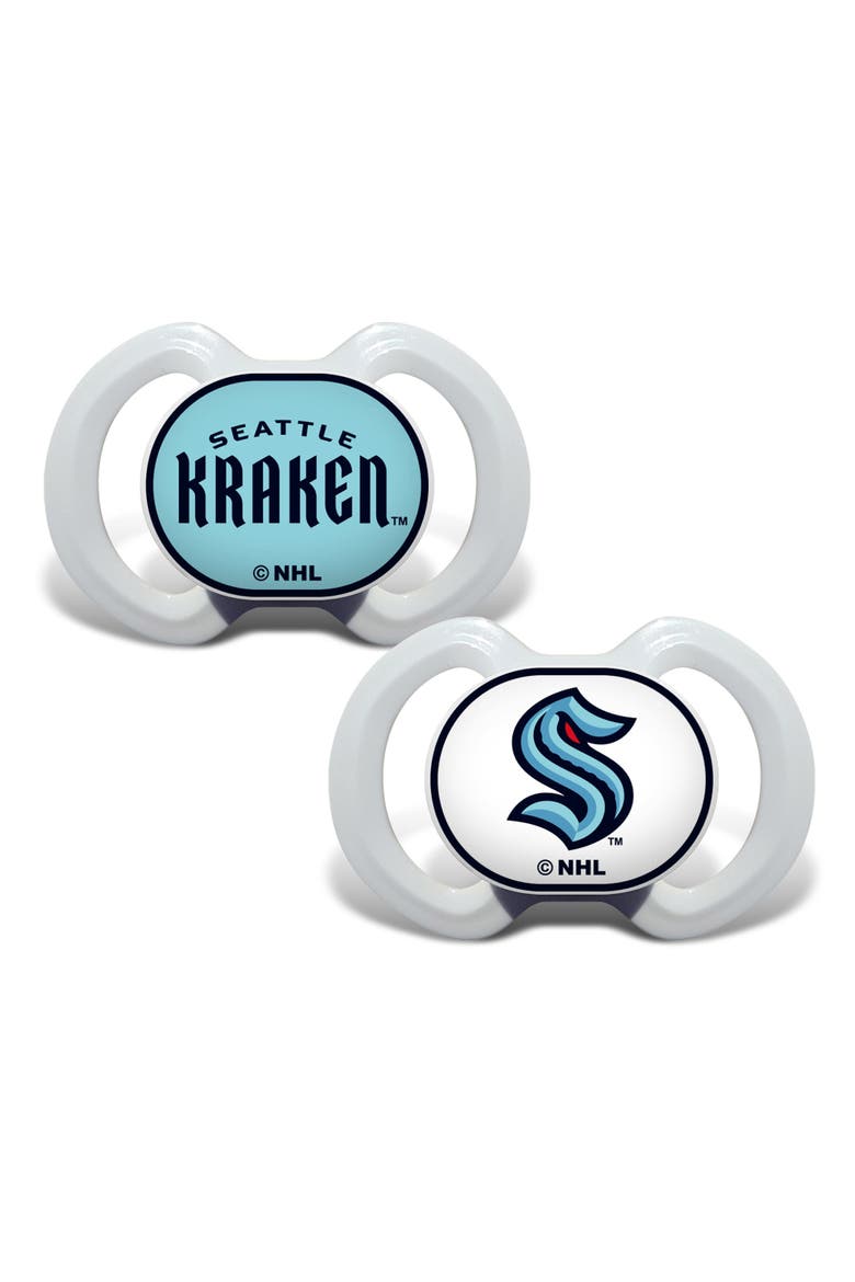 Seattle Kraken Pacifier 2-Pack, Main, color, Multicolor