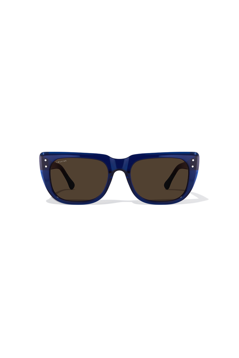 Cheri 52mm Cat Eye Sunglasses, Main, color, Navy
