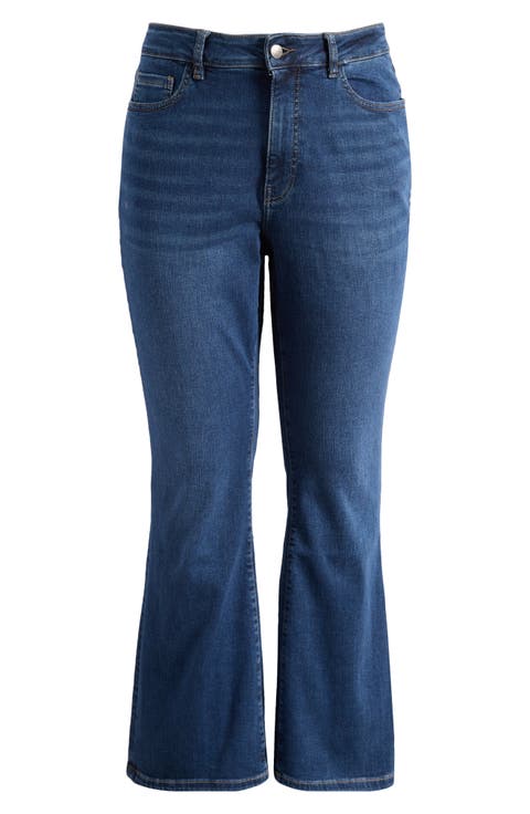 NAO High Waist Bootcut Jeans (Porter) (Plus)