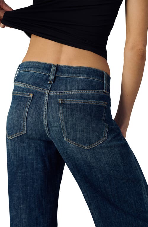 Joe's Jeans The Lou Lou Low-rise Wide-leg Jeans In Blue