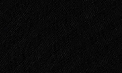 Nanette Lepore Basketweave Asymmetric Poncho In Black