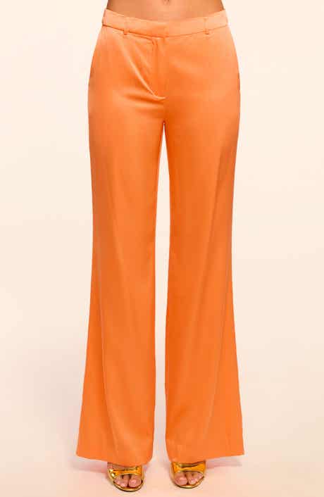 Marvia Stretch Silk Wide Leg Pants