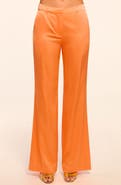 Ramy Brook Marvia Stretch Silk Wide Leg Pants