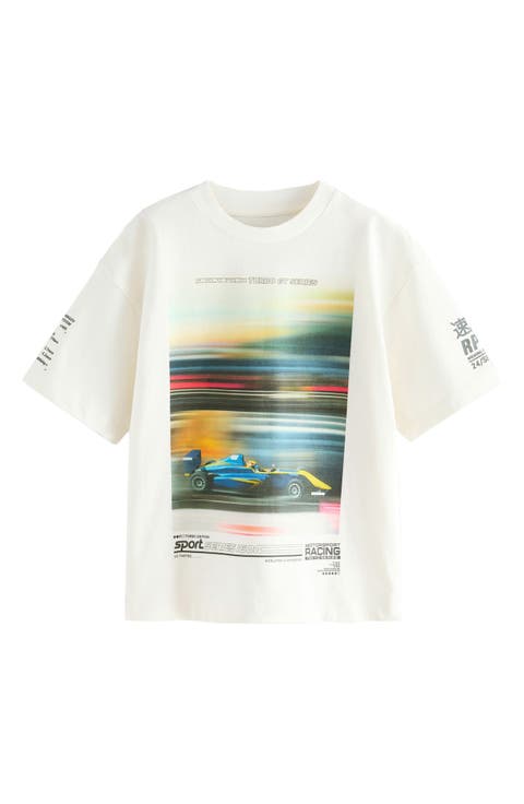 Kids' Racing Car Graphic T-Shirt (Little Kid & Big Kid)