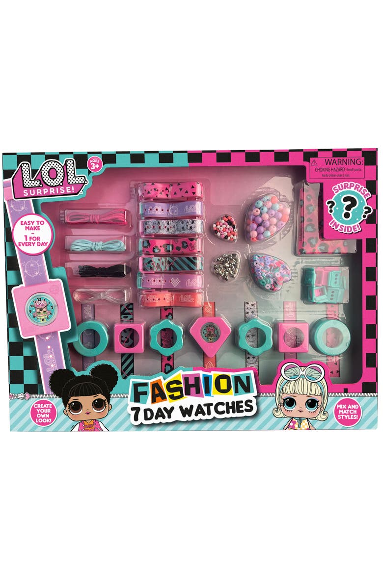 Surprise 7 Day Fashion Watches Mix & Match Styles, Digital, Ages 3+, Main, color, Multicolored