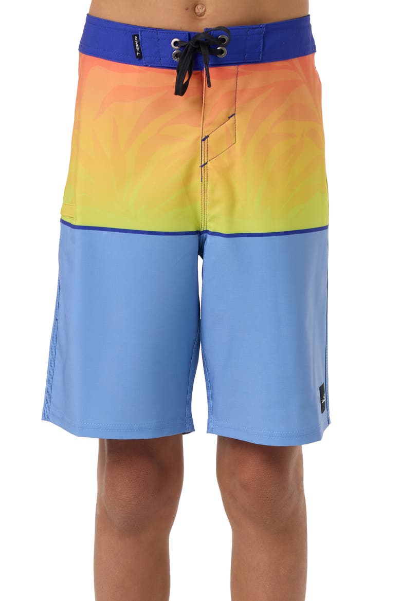 Kids' Hyperfreak Heat Block Swim Trunks, Main, color, BLUE JELLY