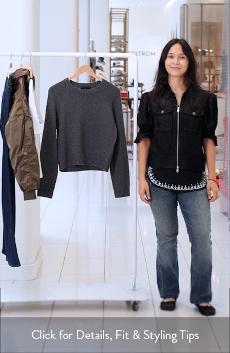 Laurel Crewneck Cashmere & Virgin Wool Sweater, sales video thumbnail