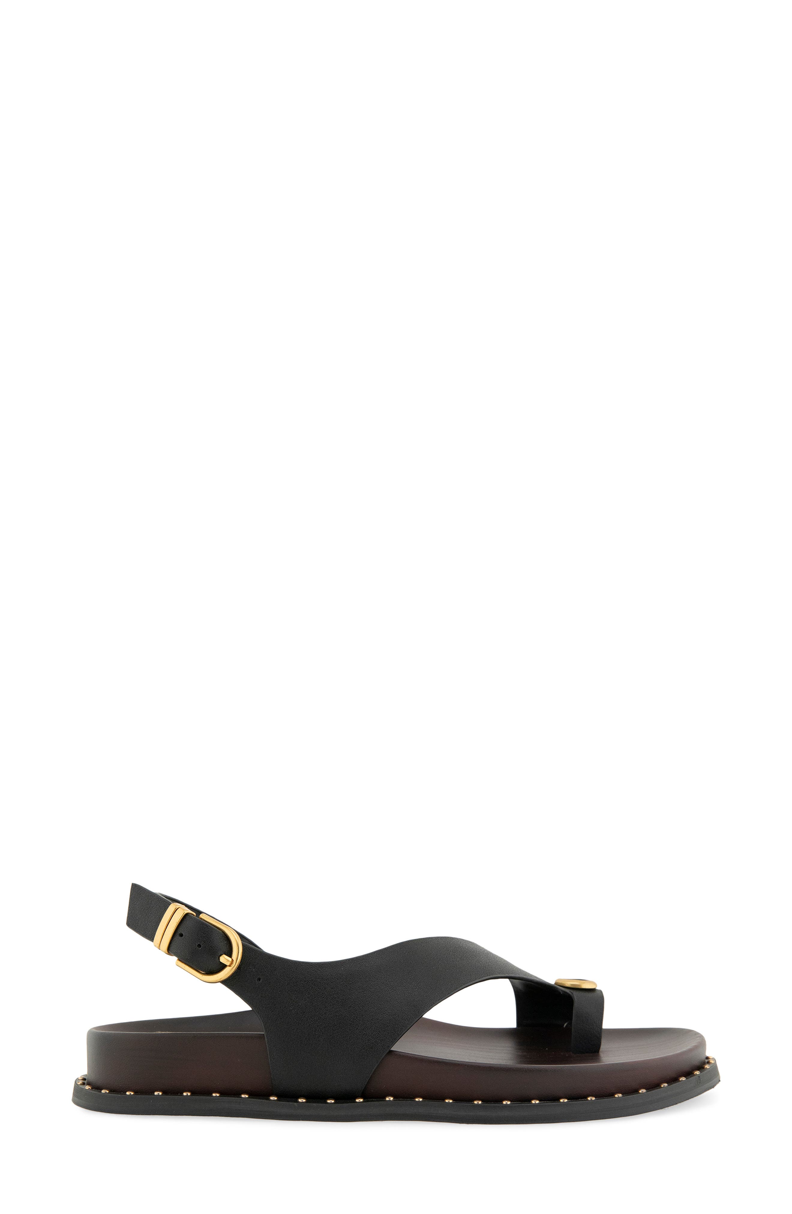 Kenneth Cole Dixon Sandal, Alternate, color, Black Leather