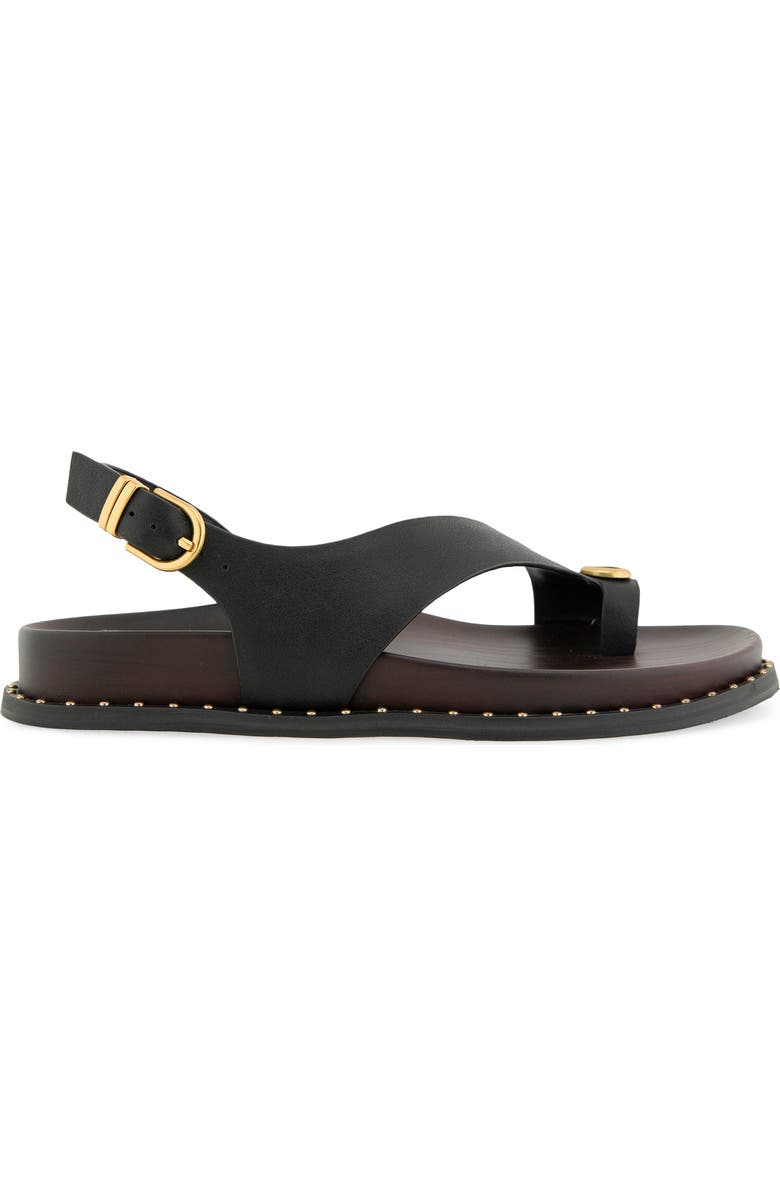 Kenneth Cole Dixon Sandal, Alternate, color, Black Leather