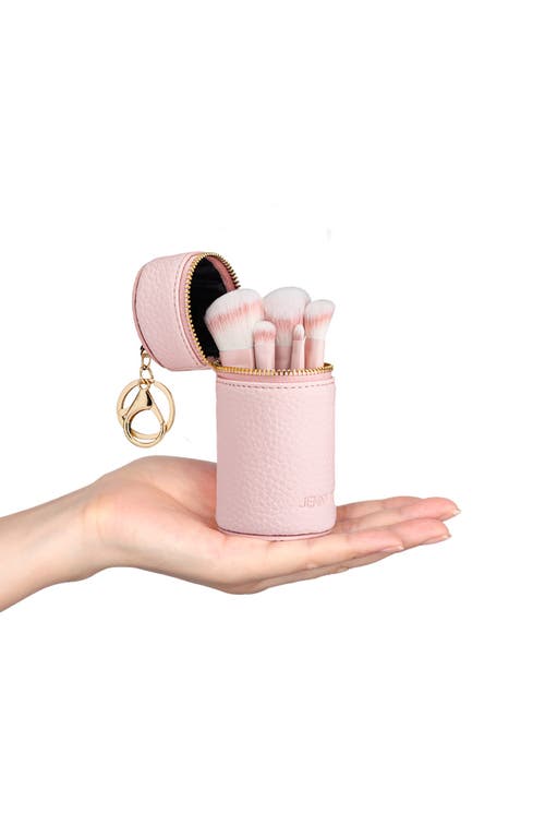 Jenny Patinkin Charmed, I'm Sure Mini Makeup Brush Set In Pink