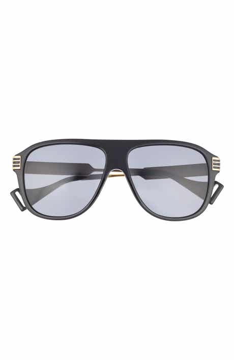 Gucci 57mm Aviator Sunglasses