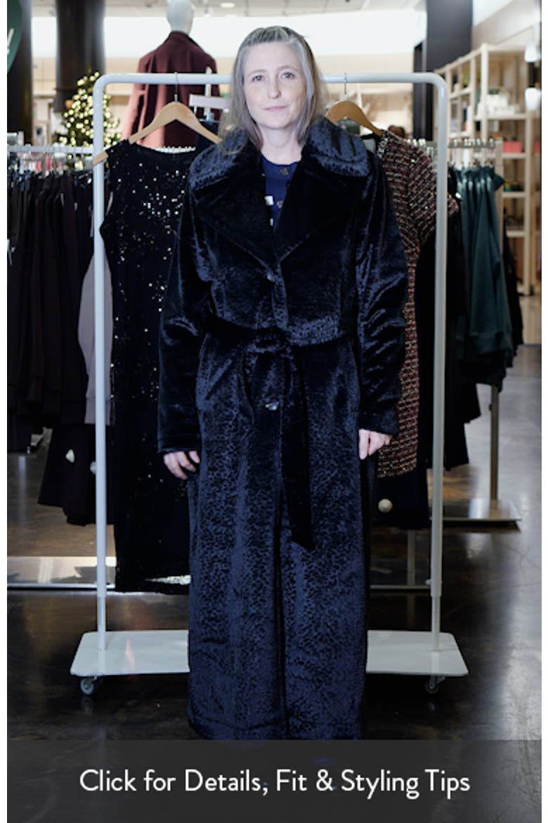 Faux Shearling Maxi Coat video