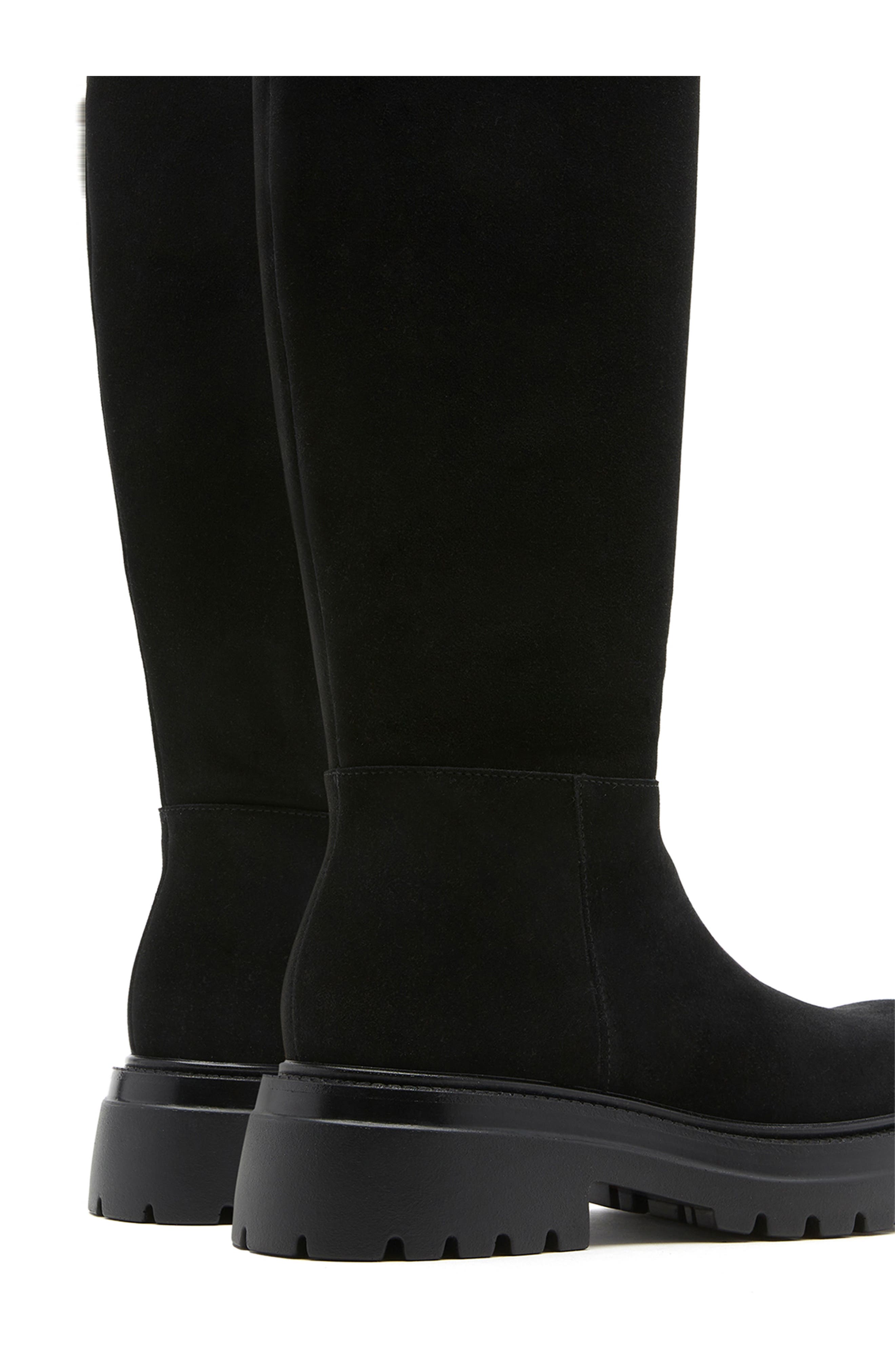 La Canadienne West City Dry<sup>™</sup> Waterproof Leather Knee High Boot, Alternate, color, Black Suede