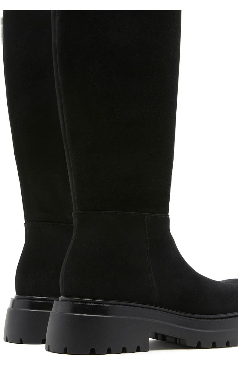 La Canadienne West City Dry<sup>™</sup> Waterproof Leather Knee High Boot, Alternate, color, Black Suede