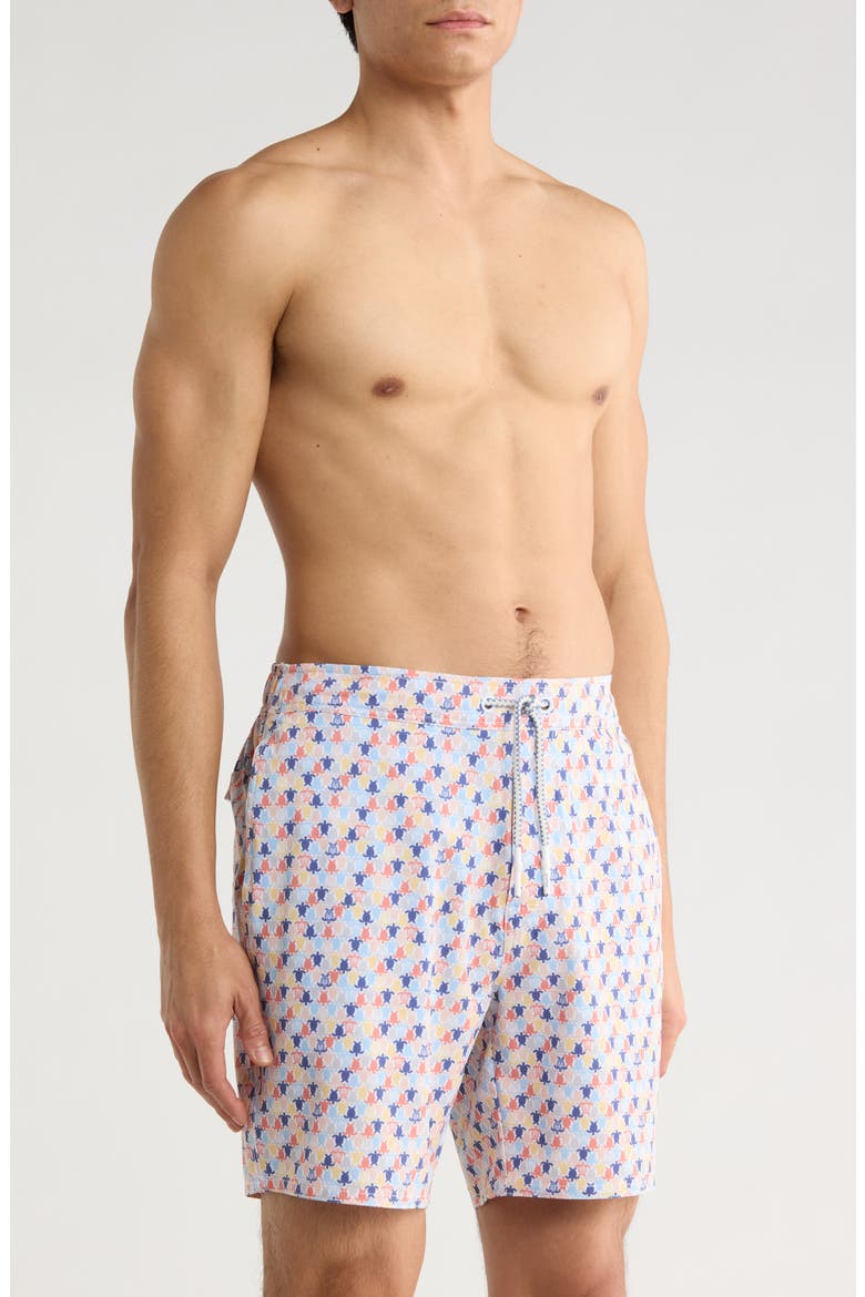Shelly Swim Trunks, Alternate, color, WHITE