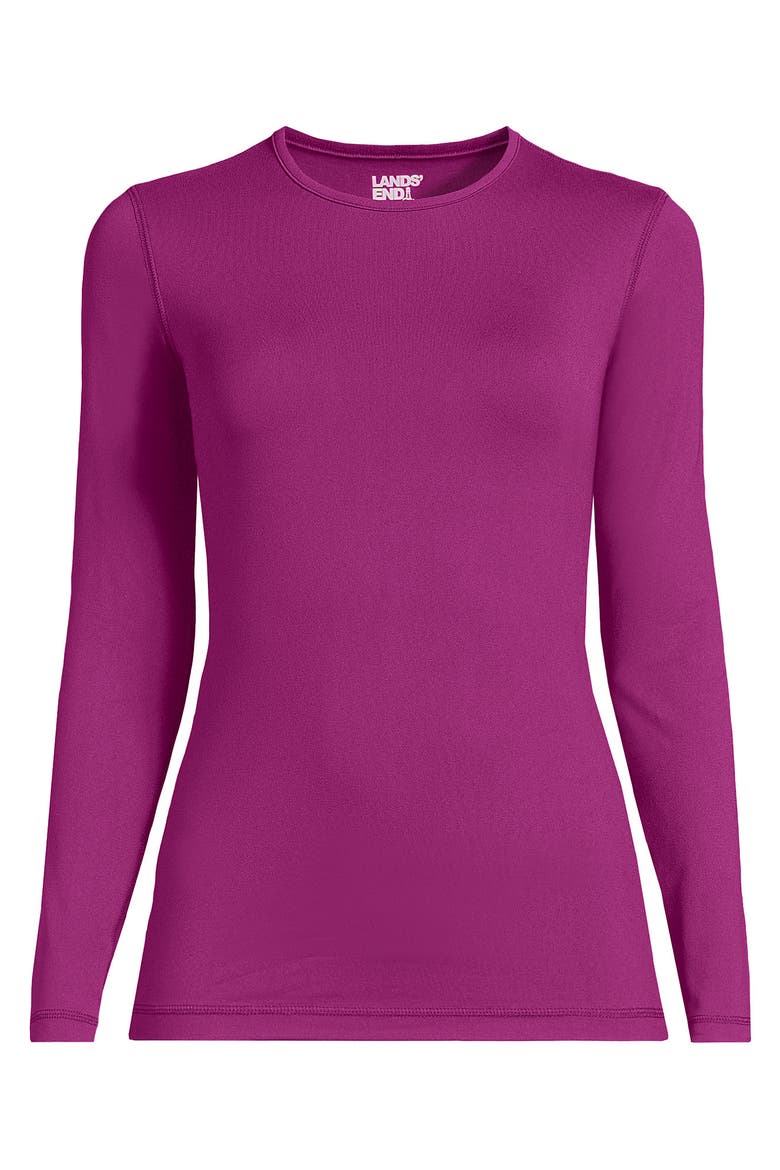 Baselayer Cozy Thermaskin Crewneck Top, Alternate, color, Light Raspberry Sorbet
