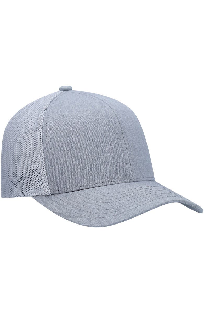 TravisMathew Men's Travis Mathew Heathered Gray Widder 2.0 Trucker Snapback Hat, Alternate, color,