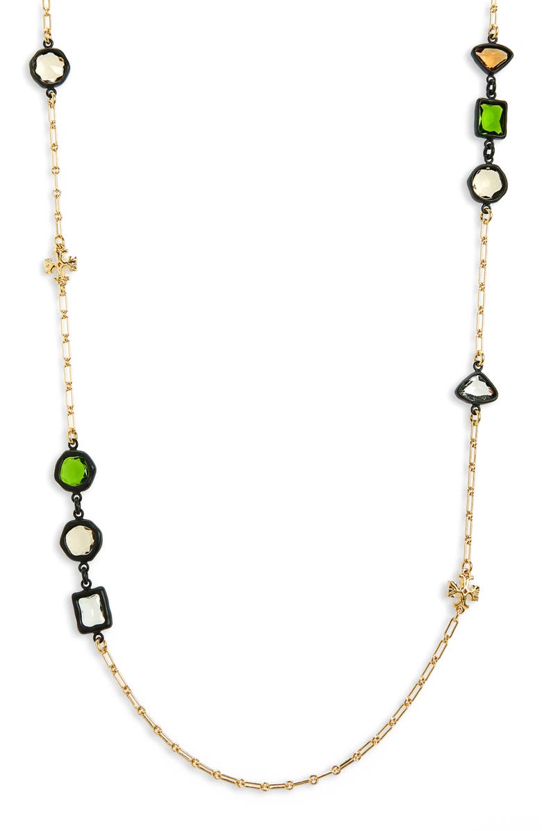 Tory Burch Roxanne Delicate Long Necklace, Alternate, color,