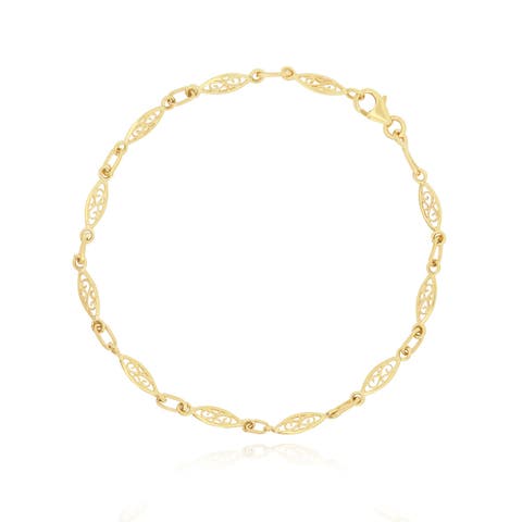 Gold Lace Bracelet