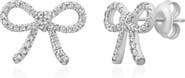 Crislu Fairy Tale Pavé Cubic Zirconia Stud Earrings