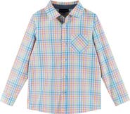 Andy & Evan Kids' Check Cotton Button-Up Shirt