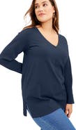 June + Vie Long-Sleeve V-Neck One + Only Tunic