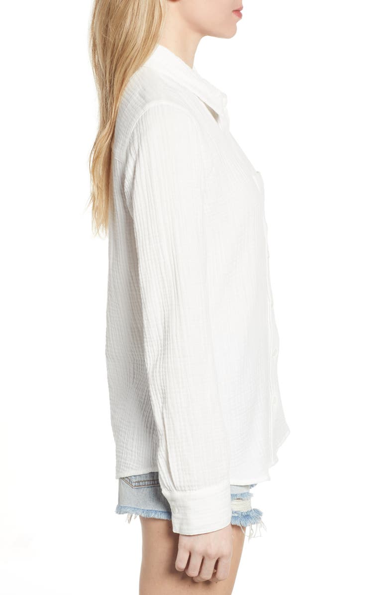 Socialite Gauze Shirt, Alternate, color, 