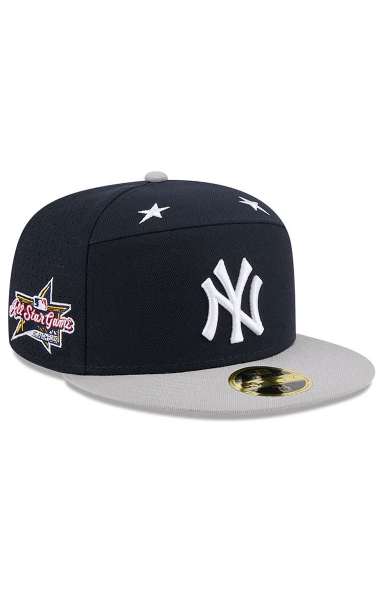 New Era Men's New Era Navy/Gray New York Yankees 2025 MLB All-Star Game Side Patch 59FIFTY Fitted Hat, Main, color, Navy