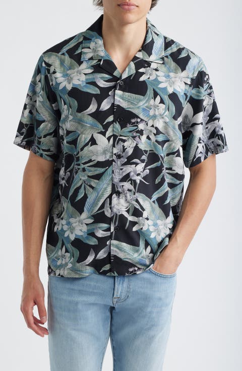 Avery Tropical Floral Camp Shirt