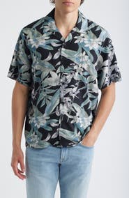 rag & bone Avery Tropical Floral Camp Shirt