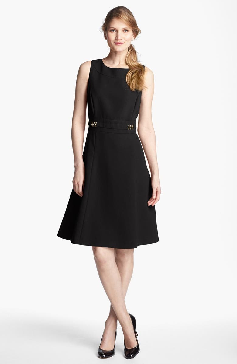 Tahari Fit & Flare Dress, Main, color,