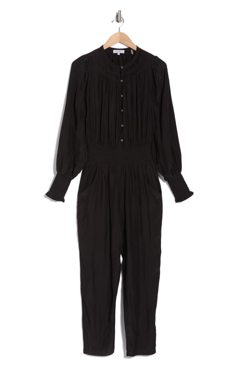 Ramy Brook Carina Smocked Long Sleeve Jumpsuit, Alternate, color,