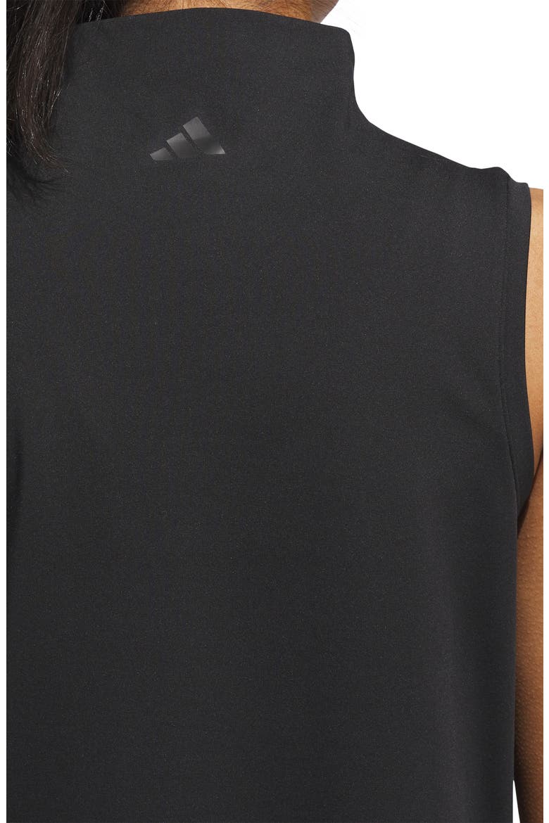 Funnel Neck Golf Top, Alternate, color, BLACK