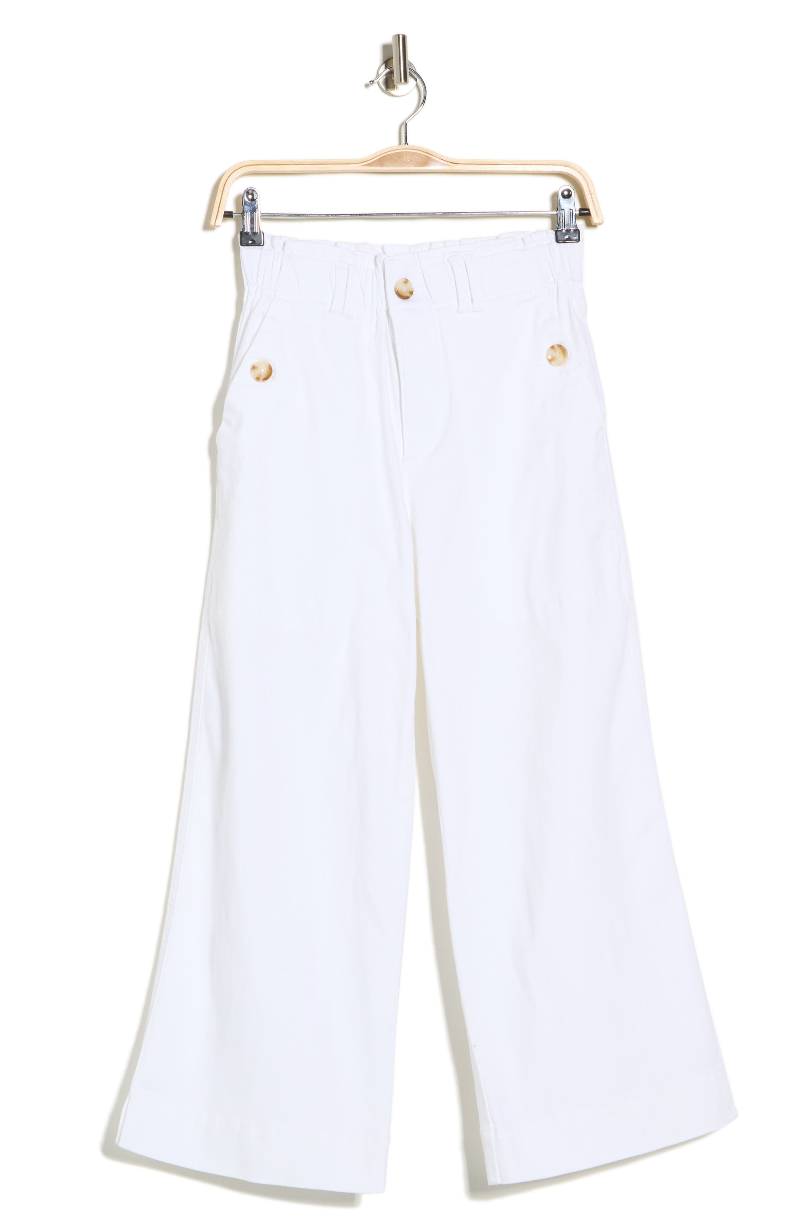 Democracy High Waist Crop Wide Leg Pants