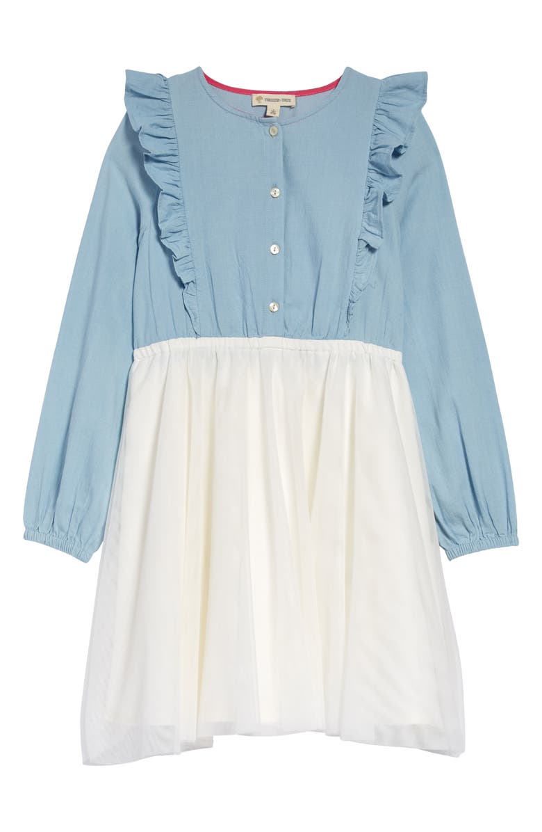 Tucker + Tate Kids' Chambray Dress, Main, color,