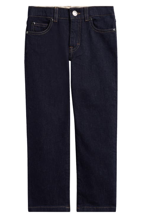 Kids' Stretch Denim Straight Leg Jeans (Little Kid & Big Kid)