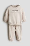 H&M 2-piece Sweatshirt And Joggers Set