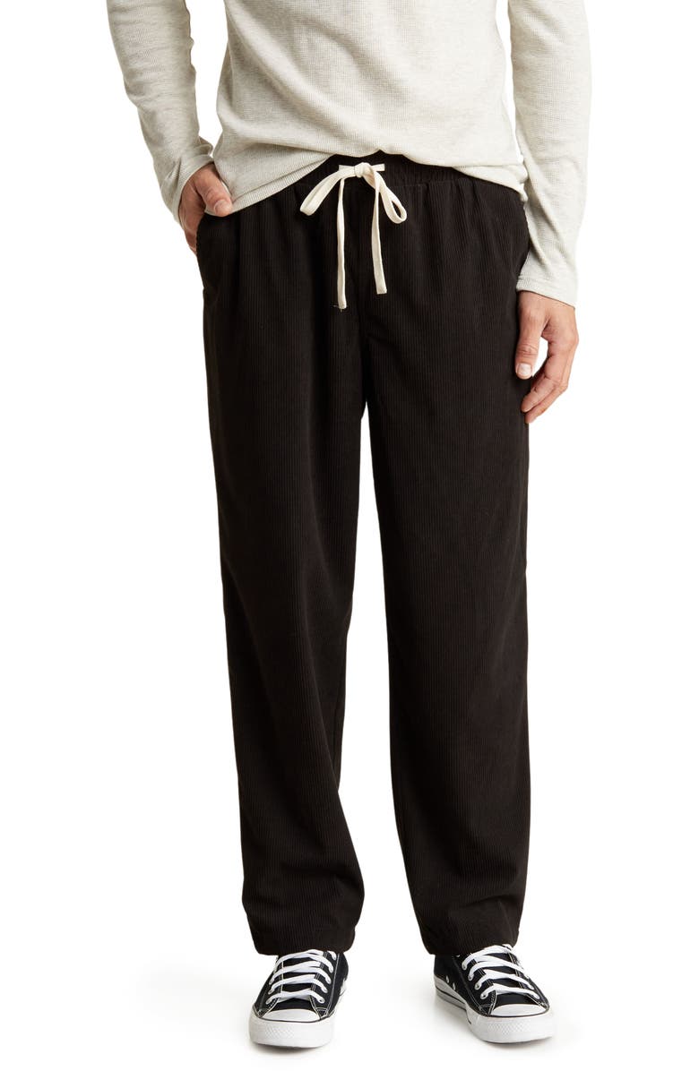 BP. Drawstring Corduroy Wide Leg Pants, Main, color,