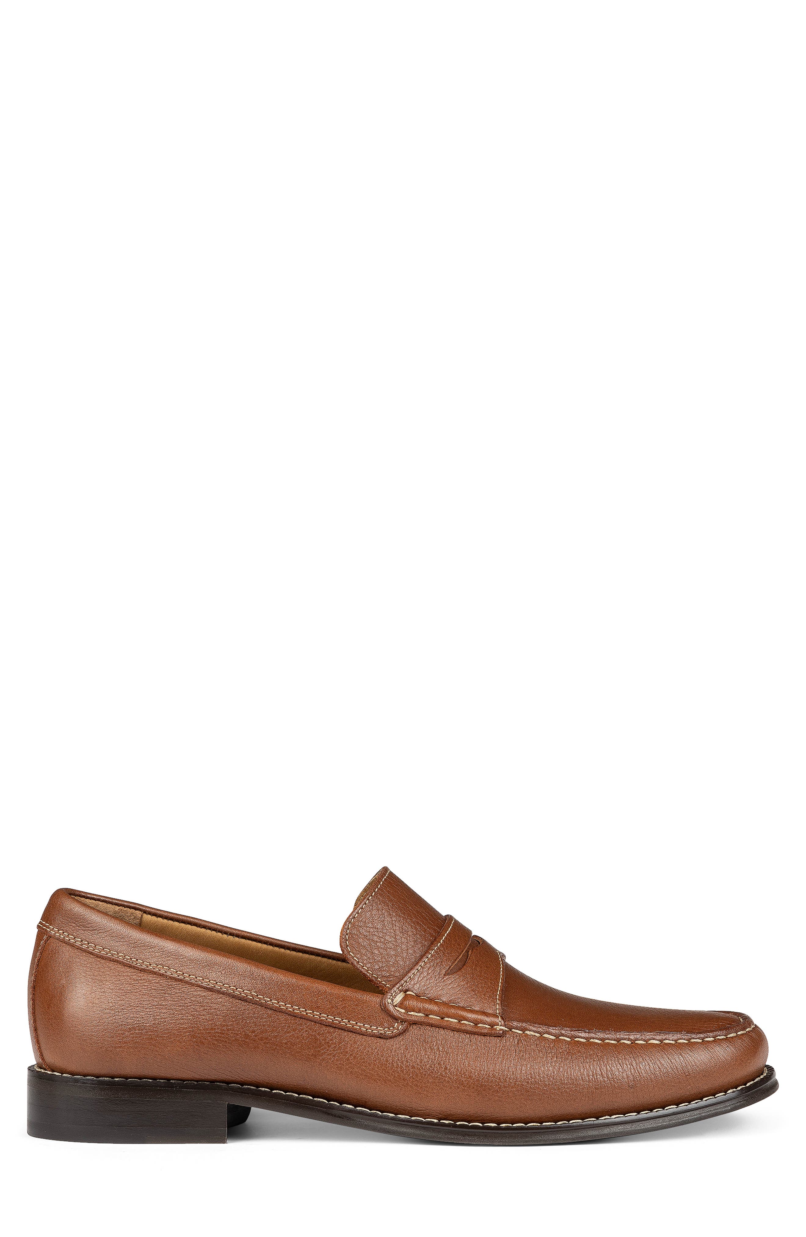 Leather Penny Loafer, Alternate, color, WHISKEY