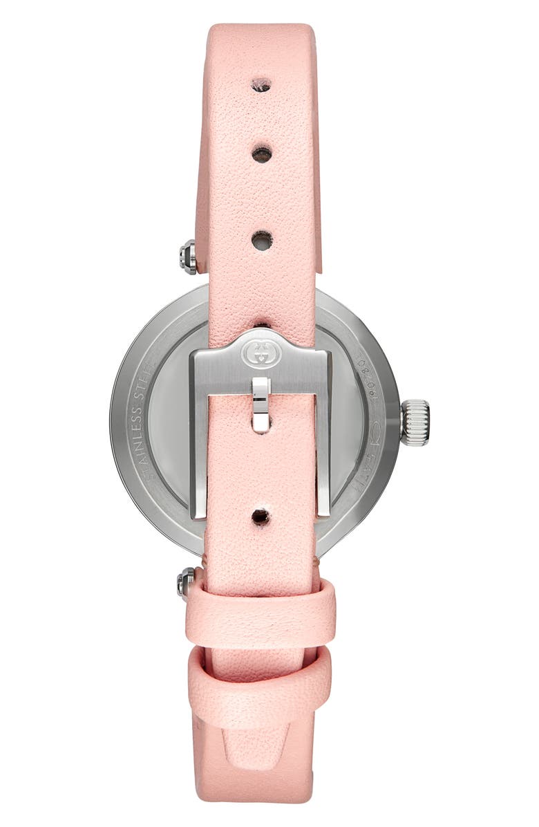 Gucci Model 2000 Leather Strap Watch, 24mm, Alternate, color, 