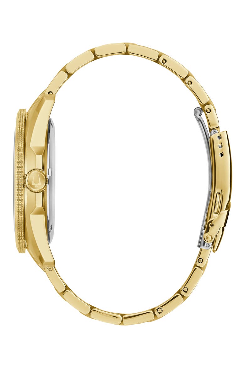 Marine Star Quartz Bracelet Watch, 43mm, Alternate, color, GOLD