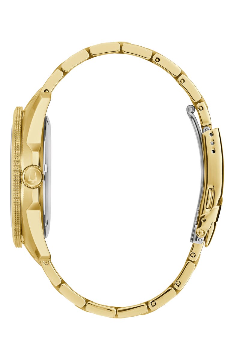 BULOVA Marine Star Quartz Bracelet Watch, 43mm, Alternate, color, Gold