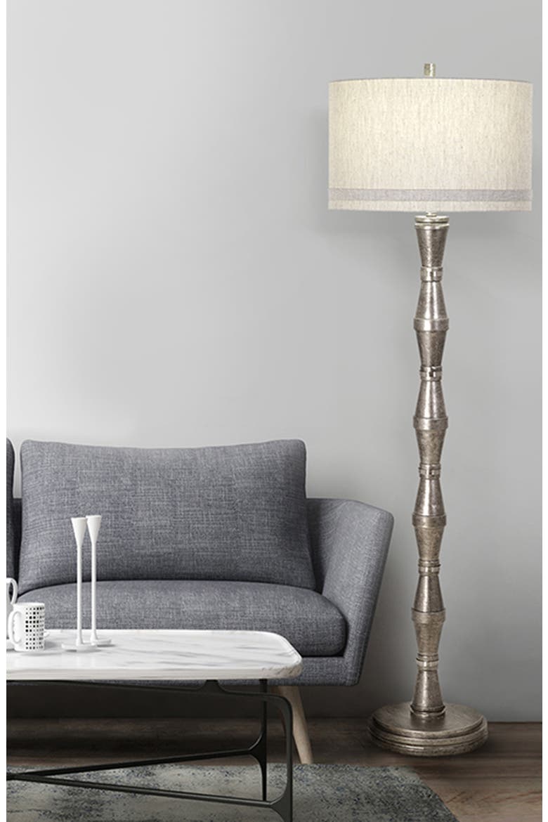 Walden Floor Lamp, Alternate, color, PEWTER