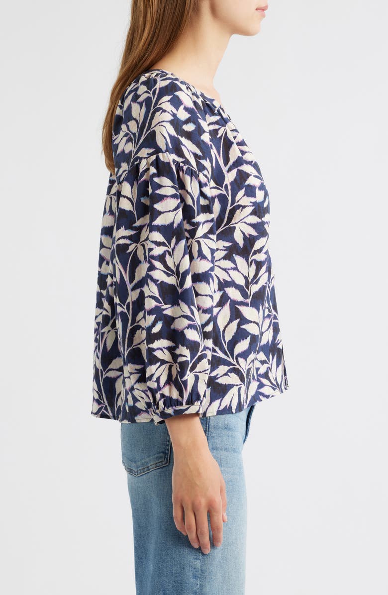 Rails Vasia Print Top, Alternate, color, Navy Vines