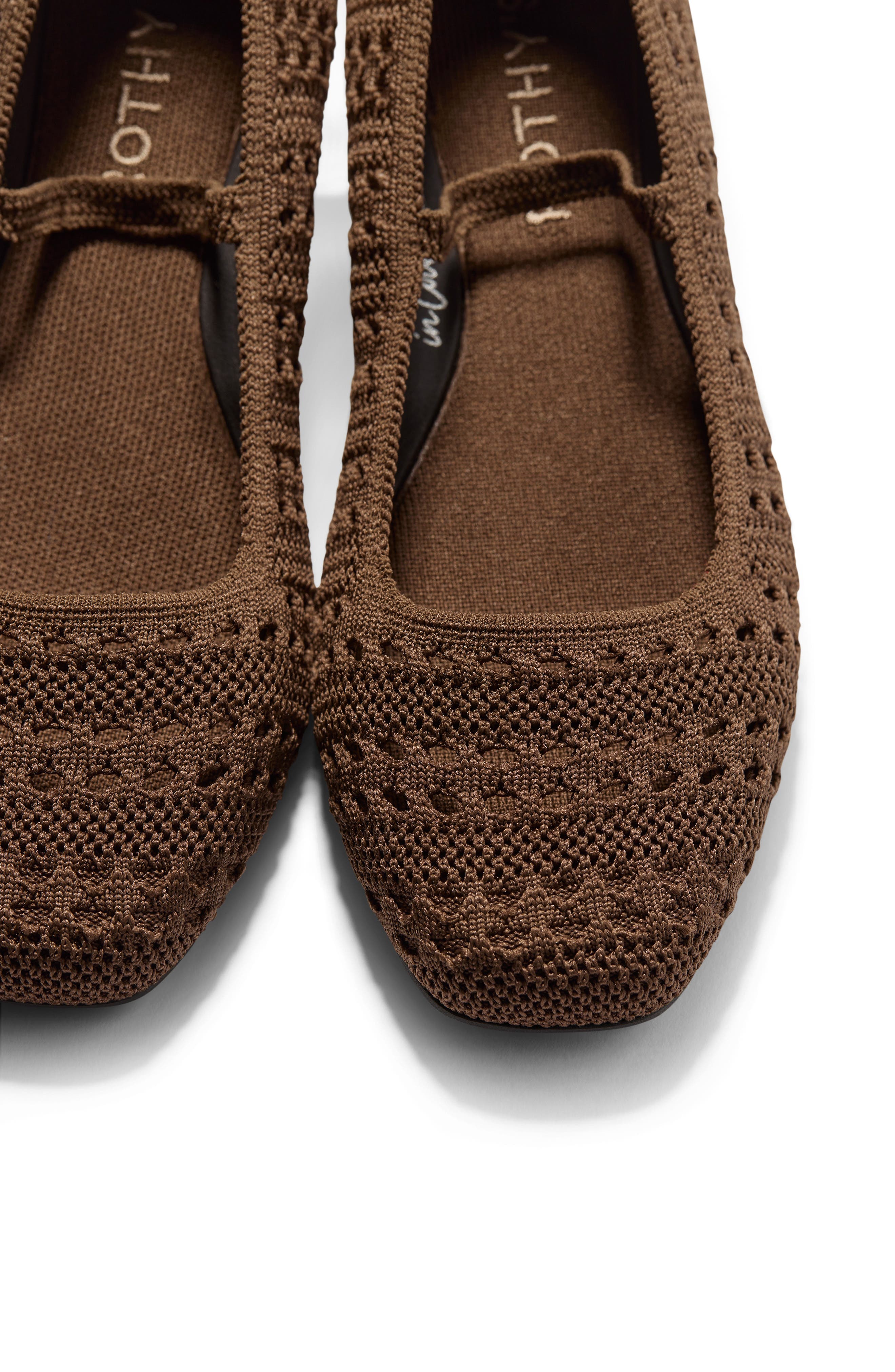 The Max Square Mary Jane, Alternate, color, CINNAMON CROCHET